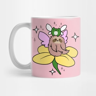 Fairy Frog and Sloth Mug